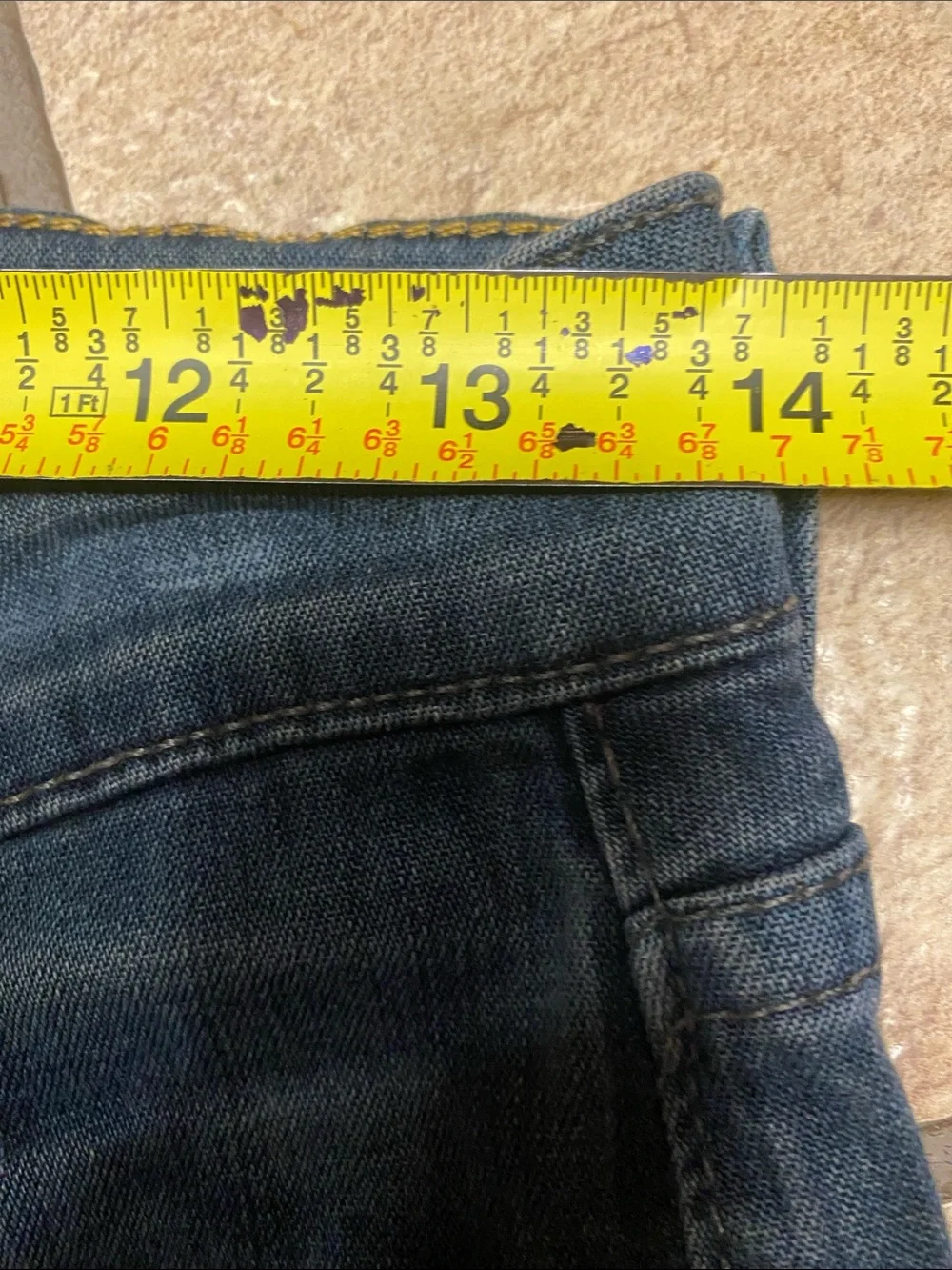 Citizens of Humanity Size 26 Med. Rise Skinny Jeans in Navy Blue Chic Denim